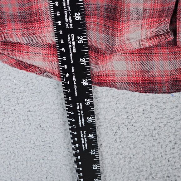 Under Armour UA Tradesman Plaid Flex Flannel Shirt Mens Medium Long Sleeve - Picture 2 of 10